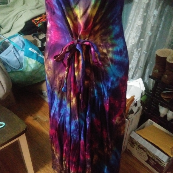 Summer tie dies sun dress - Picture 9 of 12